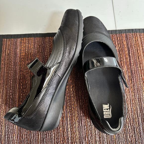DREW GENOA BLACK ORTHAPEDIC COMFORT MARYJANES 10w wide - Picture 9 of 11